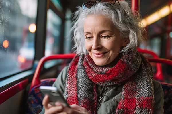 Mobile widow dating on the move